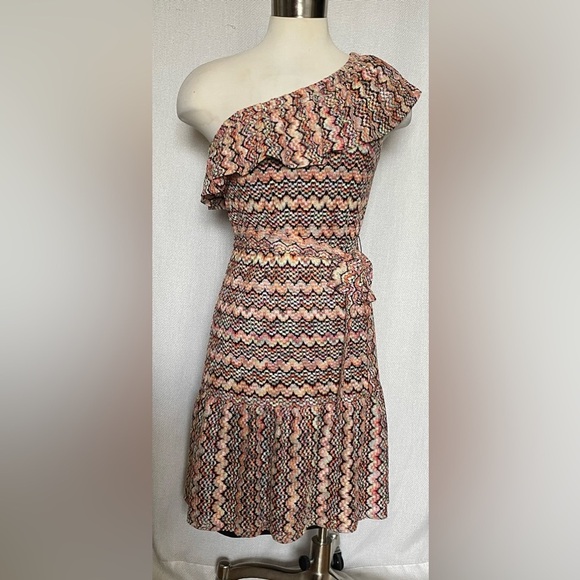 Trina Turk one shoulder dress - Picture 2 of 7